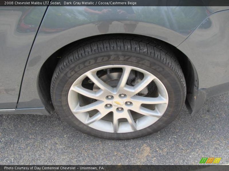 Dark Gray Metallic / Cocoa/Cashmere Beige 2008 Chevrolet Malibu LTZ Sedan