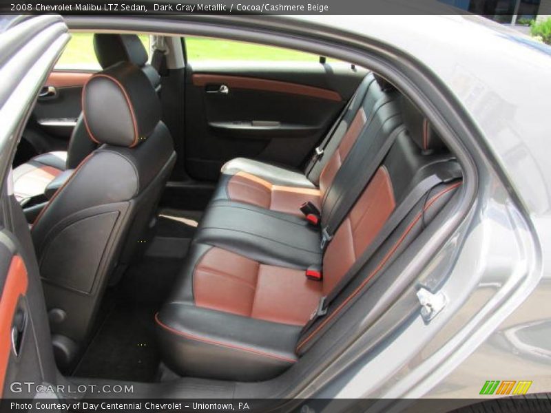 Dark Gray Metallic / Cocoa/Cashmere Beige 2008 Chevrolet Malibu LTZ Sedan