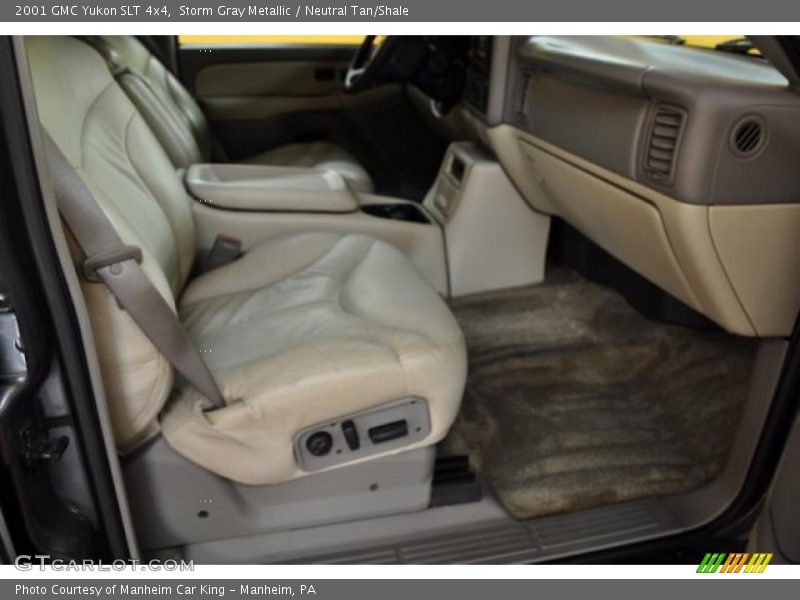 Storm Gray Metallic / Neutral Tan/Shale 2001 GMC Yukon SLT 4x4