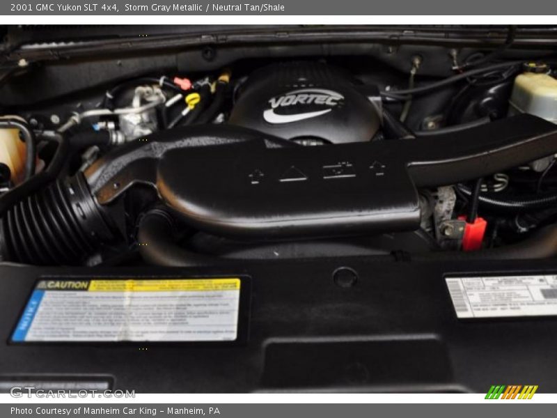 Storm Gray Metallic / Neutral Tan/Shale 2001 GMC Yukon SLT 4x4
