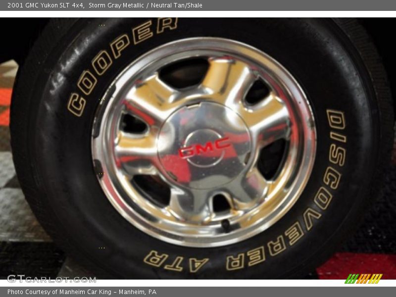 Storm Gray Metallic / Neutral Tan/Shale 2001 GMC Yukon SLT 4x4