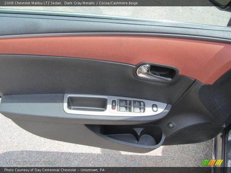 Dark Gray Metallic / Cocoa/Cashmere Beige 2008 Chevrolet Malibu LTZ Sedan