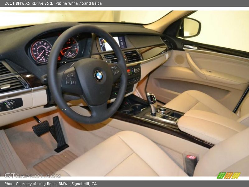  2011 X5 xDrive 35d Sand Beige Interior