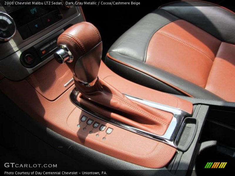 Dark Gray Metallic / Cocoa/Cashmere Beige 2008 Chevrolet Malibu LTZ Sedan