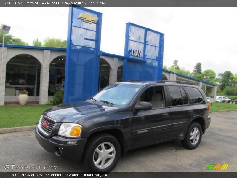 Steel Grey Metallic / Light Gray 2005 GMC Envoy SLE 4x4