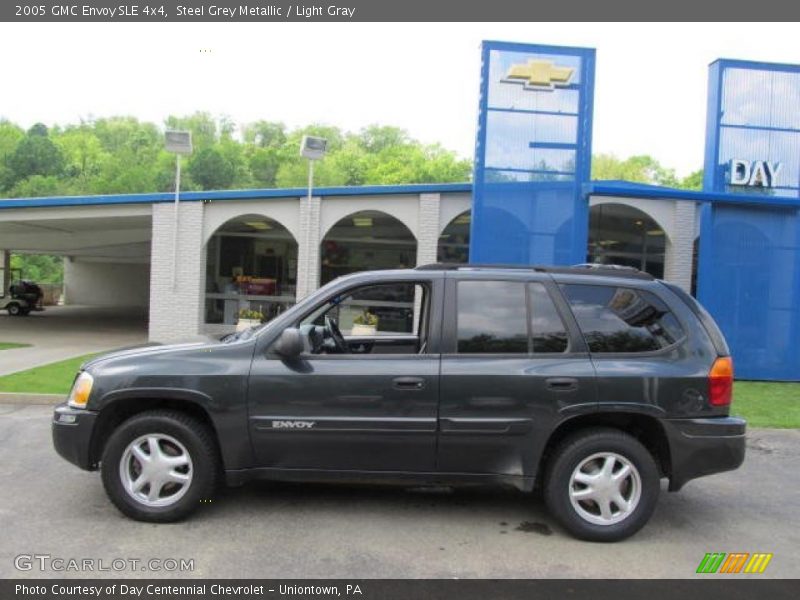 Steel Grey Metallic / Light Gray 2005 GMC Envoy SLE 4x4