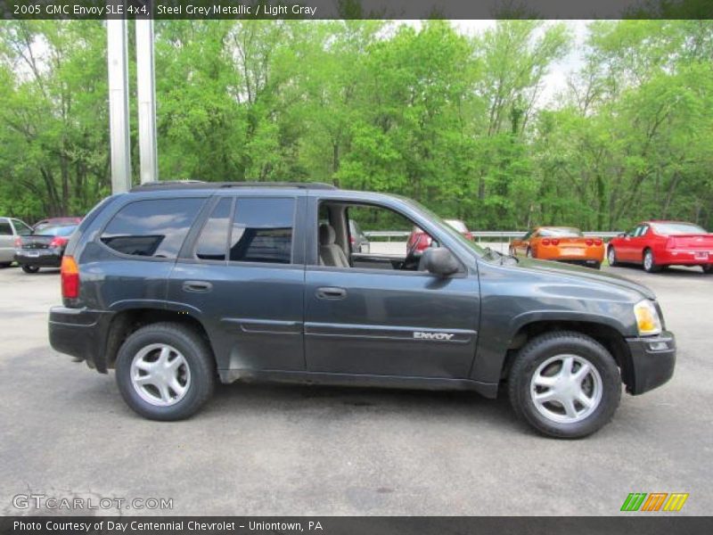 Steel Grey Metallic / Light Gray 2005 GMC Envoy SLE 4x4