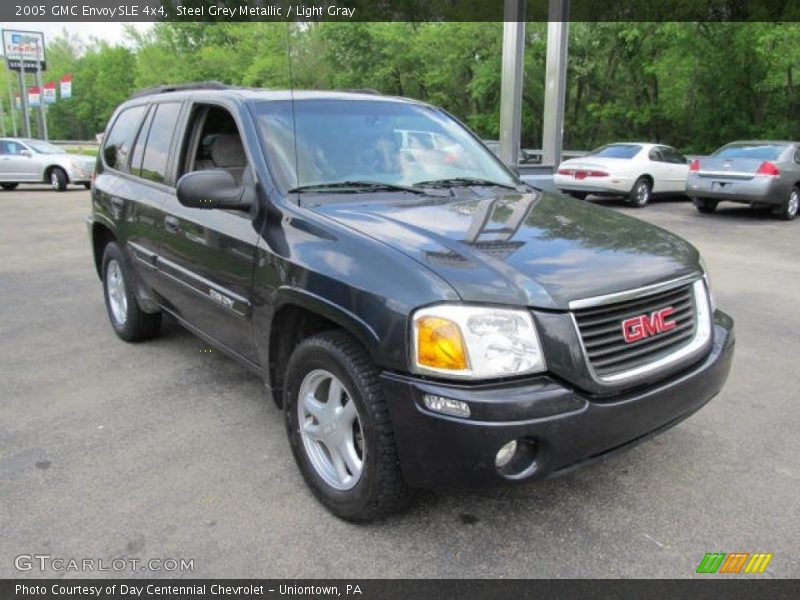 Steel Grey Metallic / Light Gray 2005 GMC Envoy SLE 4x4