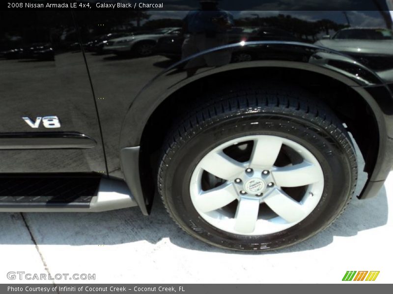 Galaxy Black / Charcoal 2008 Nissan Armada LE 4x4