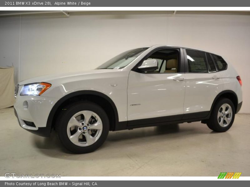 Alpine White / Beige 2011 BMW X3 xDrive 28i