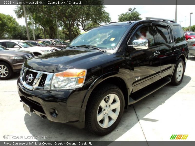 Galaxy Black / Charcoal 2008 Nissan Armada LE 4x4