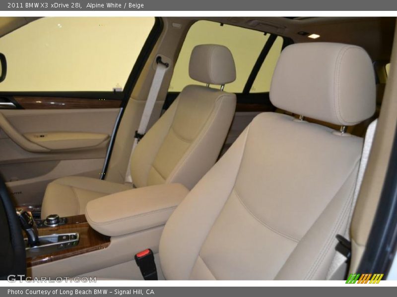 Alpine White / Beige 2011 BMW X3 xDrive 28i