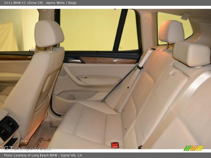 Alpine White / Beige 2011 BMW X3 xDrive 28i