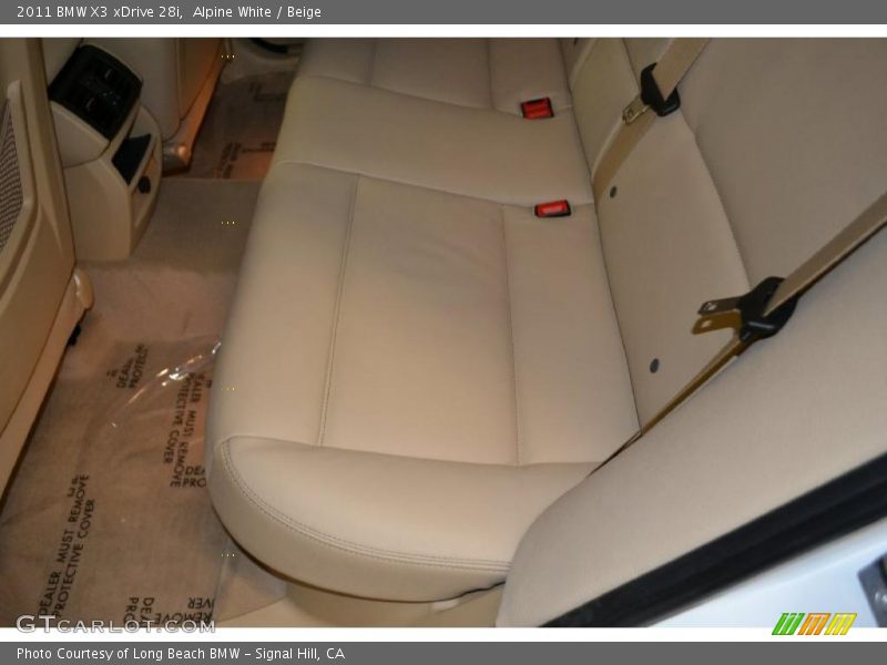 Alpine White / Beige 2011 BMW X3 xDrive 28i