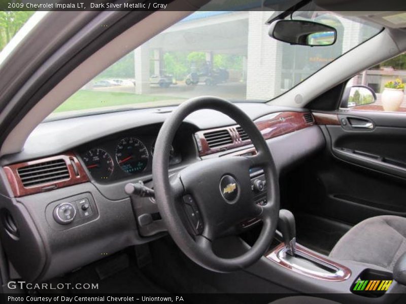 Dark Silver Metallic / Gray 2009 Chevrolet Impala LT