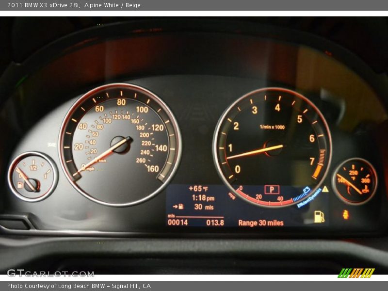 Alpine White / Beige 2011 BMW X3 xDrive 28i