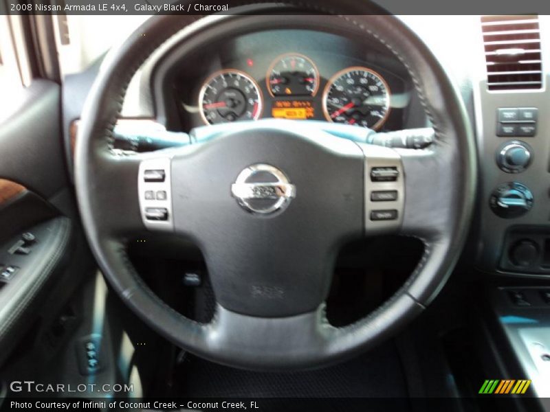 Galaxy Black / Charcoal 2008 Nissan Armada LE 4x4