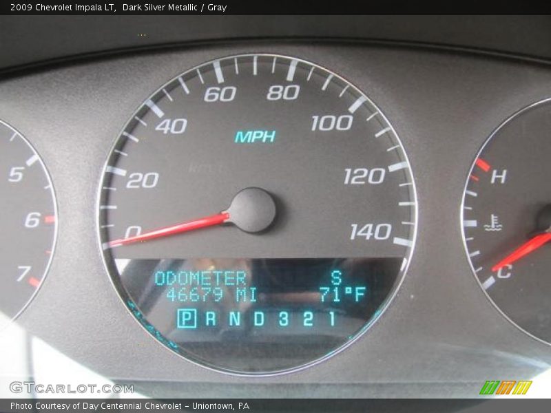 Dark Silver Metallic / Gray 2009 Chevrolet Impala LT