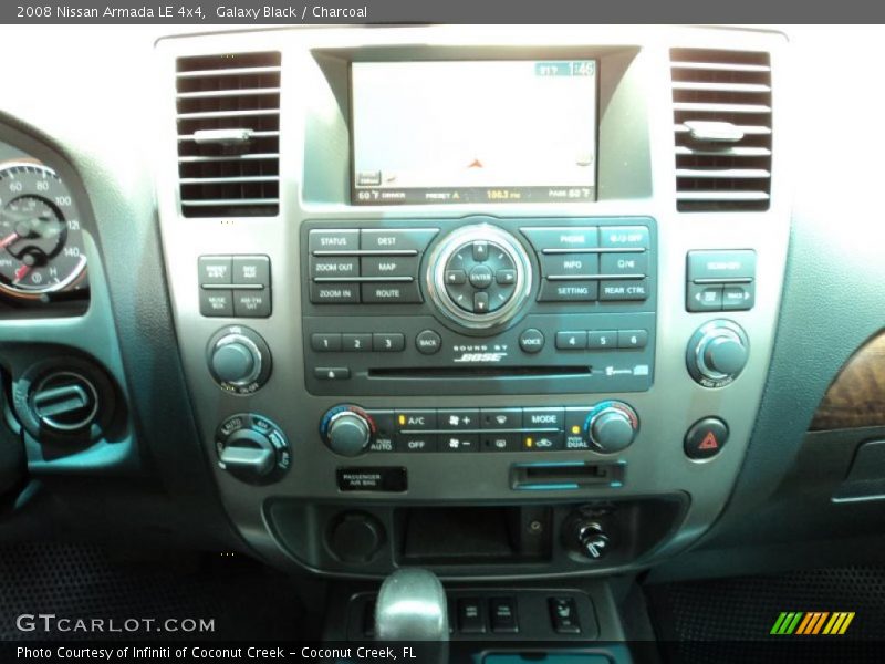 Galaxy Black / Charcoal 2008 Nissan Armada LE 4x4