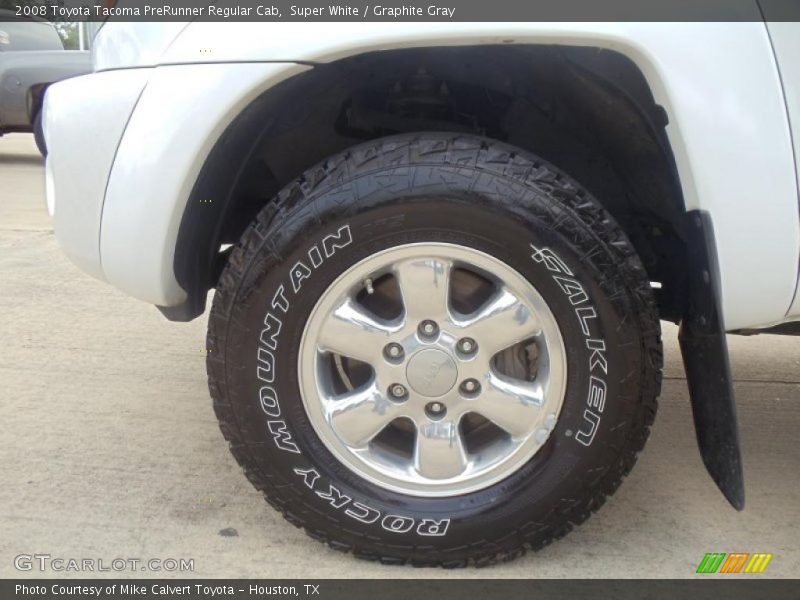 Super White / Graphite Gray 2008 Toyota Tacoma PreRunner Regular Cab