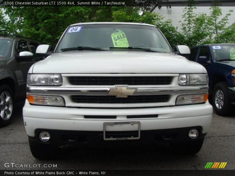 Summit White / Tan/Neutral 2006 Chevrolet Suburban LTZ 1500 4x4