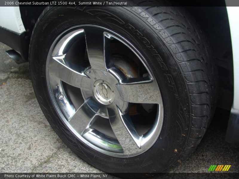 Summit White / Tan/Neutral 2006 Chevrolet Suburban LTZ 1500 4x4