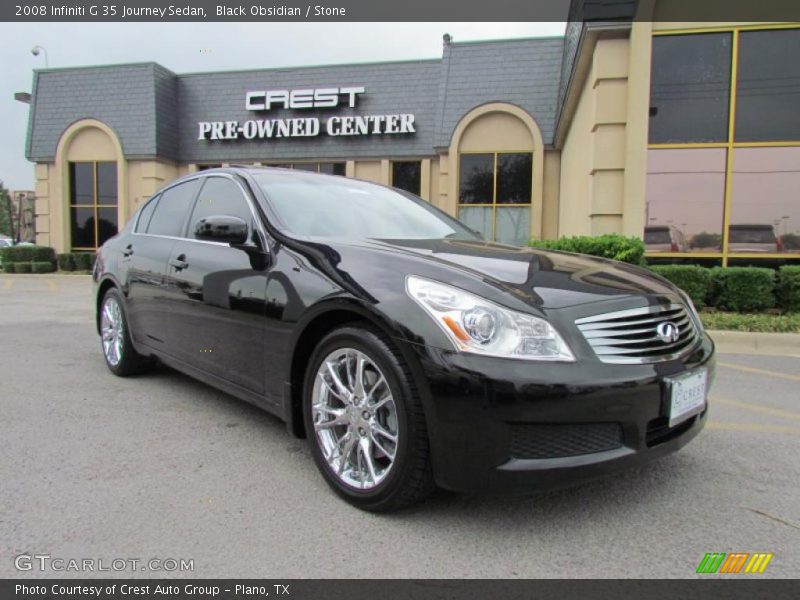 Black Obsidian / Stone 2008 Infiniti G 35 Journey Sedan