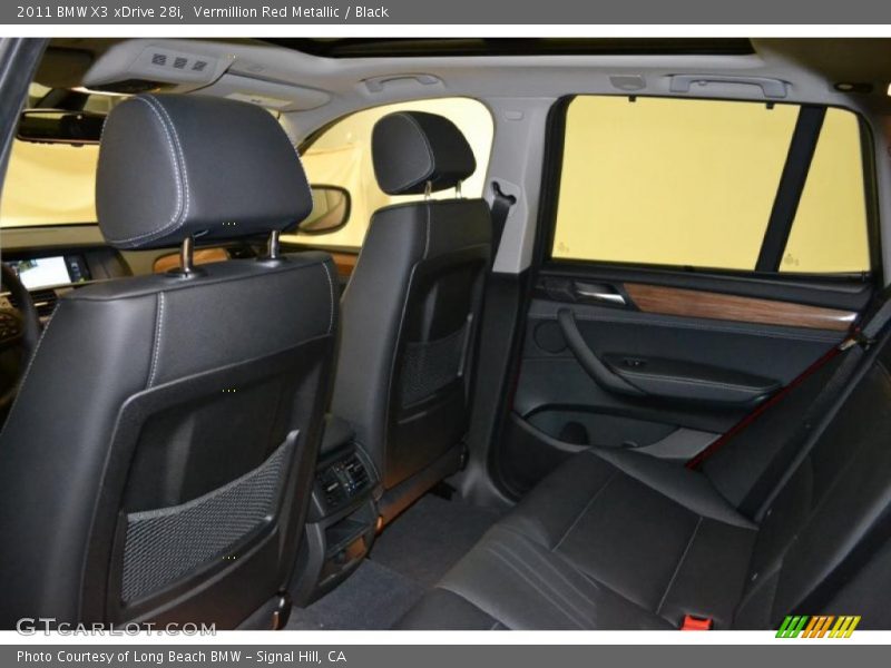 Vermillion Red Metallic / Black 2011 BMW X3 xDrive 28i