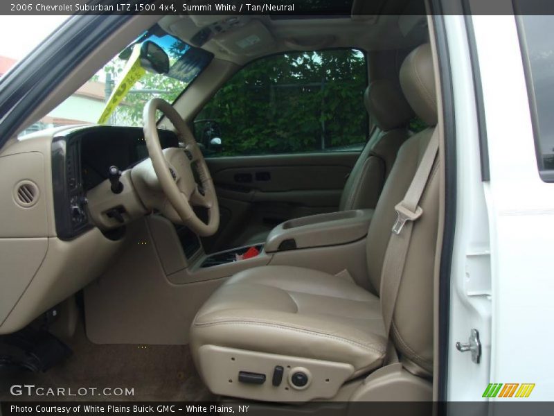 Summit White / Tan/Neutral 2006 Chevrolet Suburban LTZ 1500 4x4