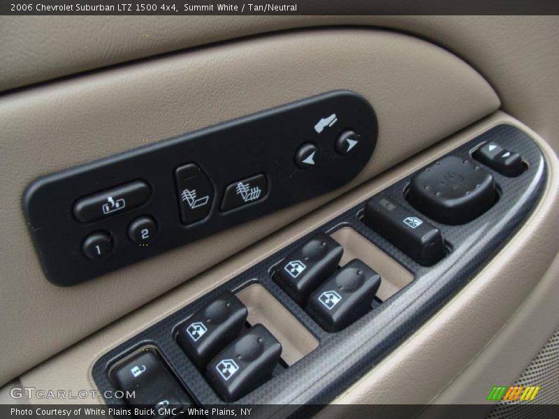 Summit White / Tan/Neutral 2006 Chevrolet Suburban LTZ 1500 4x4