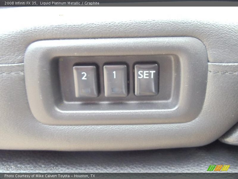 Liquid Platinum Metallic / Graphite 2008 Infiniti FX 35