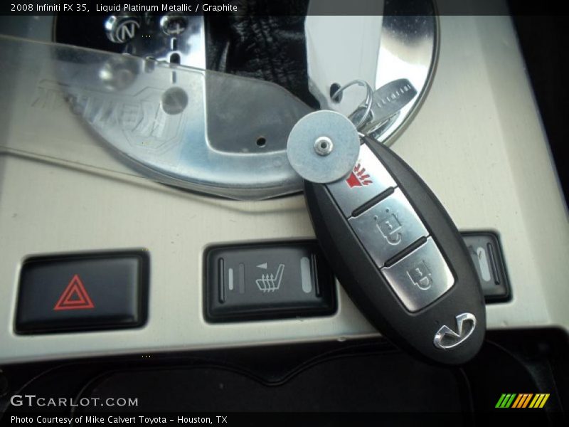 Liquid Platinum Metallic / Graphite 2008 Infiniti FX 35