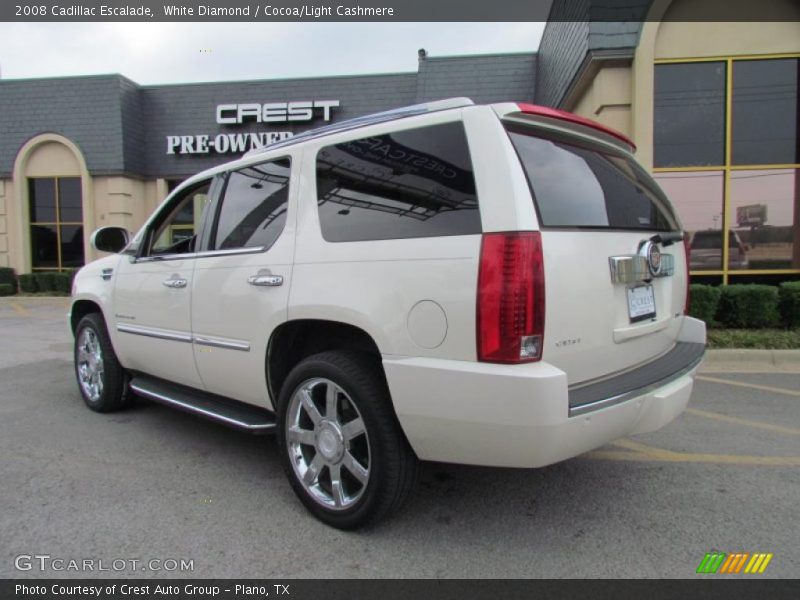 White Diamond / Cocoa/Light Cashmere 2008 Cadillac Escalade