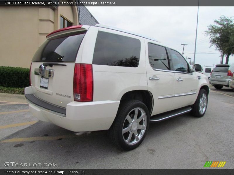 White Diamond / Cocoa/Light Cashmere 2008 Cadillac Escalade
