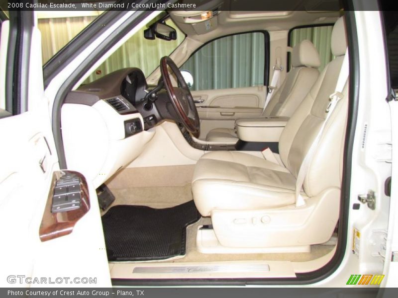 White Diamond / Cocoa/Light Cashmere 2008 Cadillac Escalade
