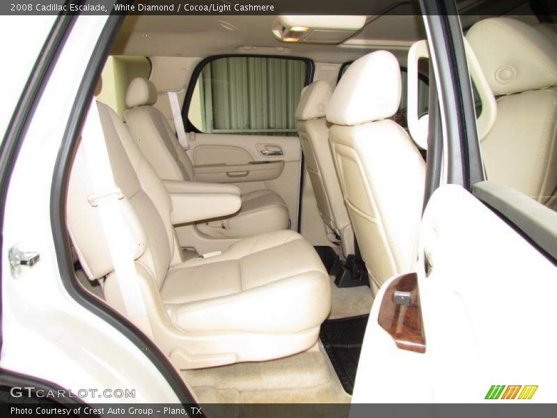 White Diamond / Cocoa/Light Cashmere 2008 Cadillac Escalade