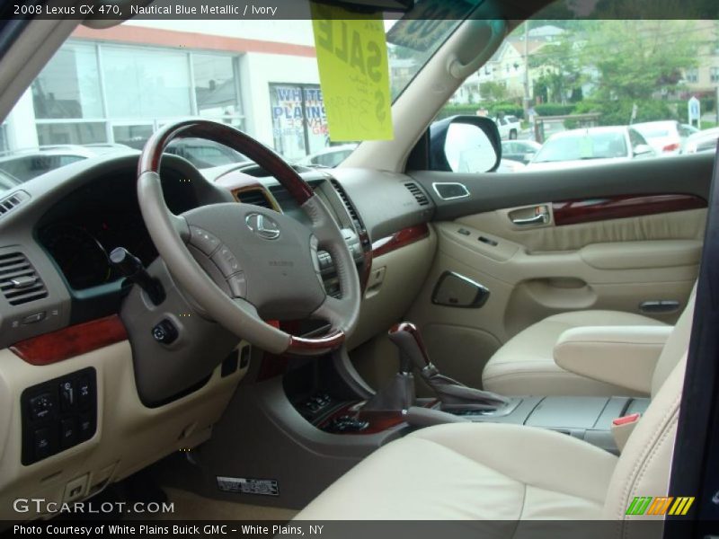 Nautical Blue Metallic / Ivory 2008 Lexus GX 470