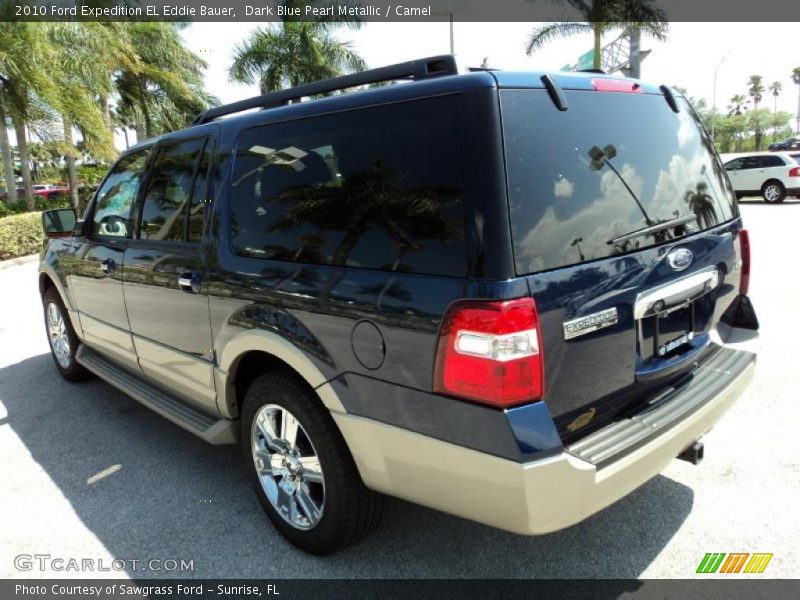 Dark Blue Pearl Metallic / Camel 2010 Ford Expedition EL Eddie Bauer