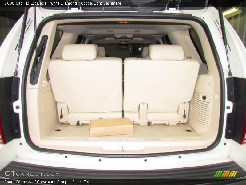 White Diamond / Cocoa/Light Cashmere 2008 Cadillac Escalade
