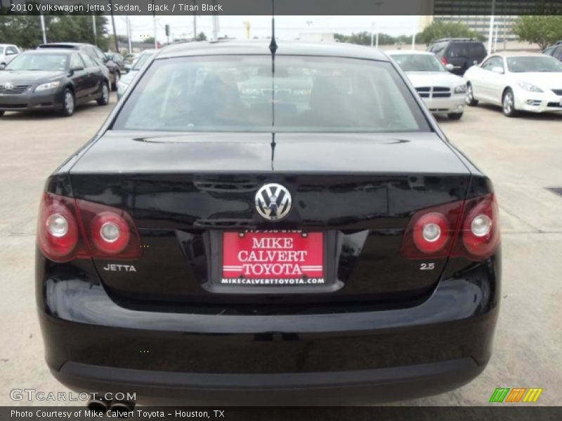 Black / Titan Black 2010 Volkswagen Jetta S Sedan