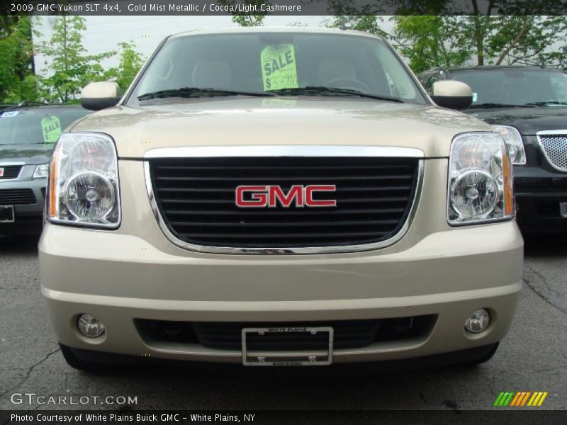 Gold Mist Metallic / Cocoa/Light Cashmere 2009 GMC Yukon SLT 4x4