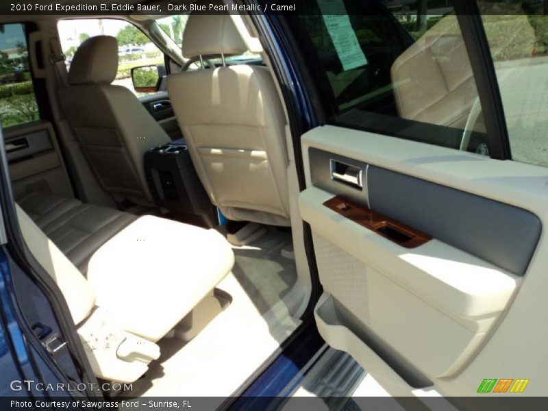 Dark Blue Pearl Metallic / Camel 2010 Ford Expedition EL Eddie Bauer