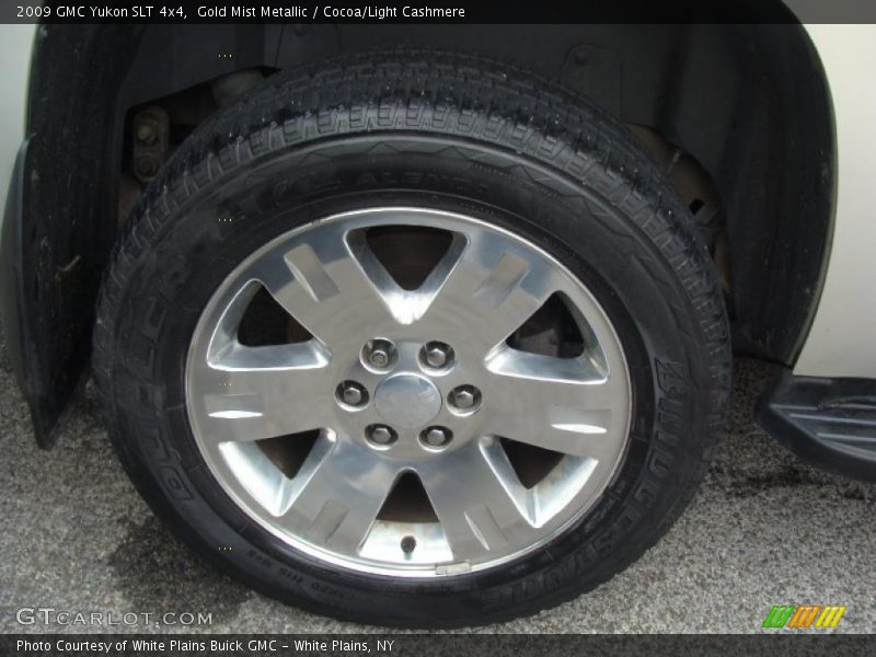 Gold Mist Metallic / Cocoa/Light Cashmere 2009 GMC Yukon SLT 4x4