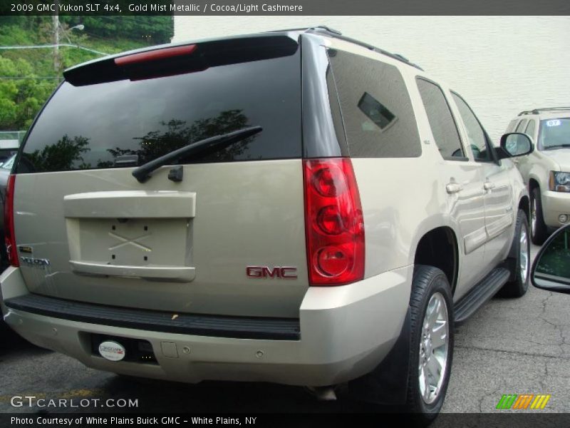 Gold Mist Metallic / Cocoa/Light Cashmere 2009 GMC Yukon SLT 4x4