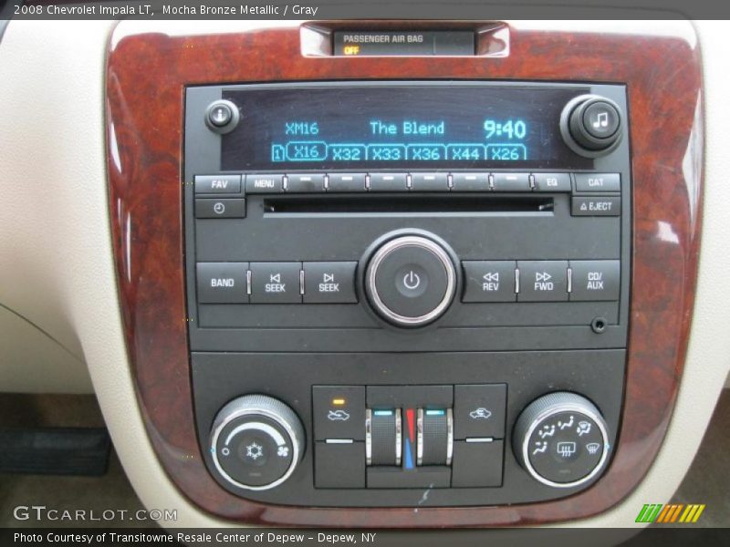 Mocha Bronze Metallic / Gray 2008 Chevrolet Impala LT