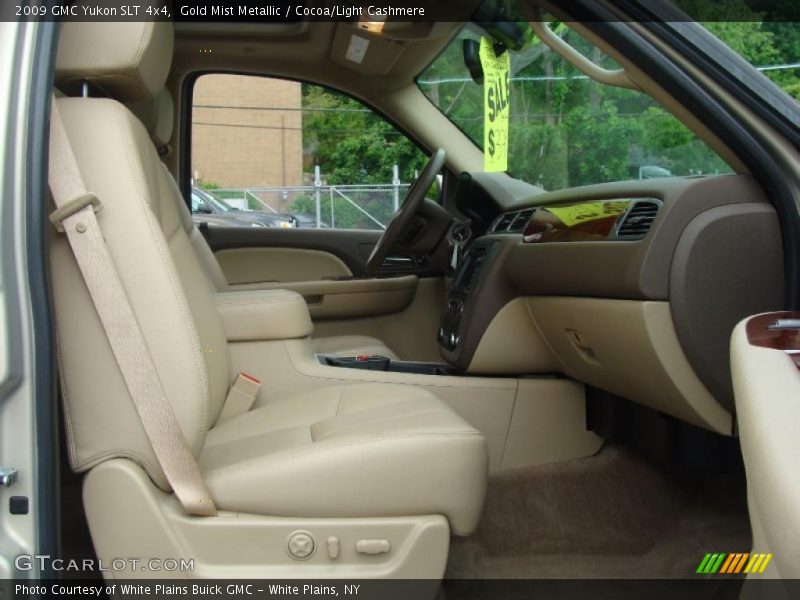 Gold Mist Metallic / Cocoa/Light Cashmere 2009 GMC Yukon SLT 4x4
