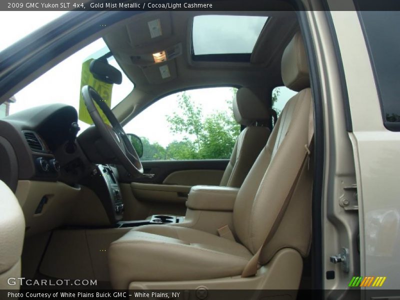 Gold Mist Metallic / Cocoa/Light Cashmere 2009 GMC Yukon SLT 4x4