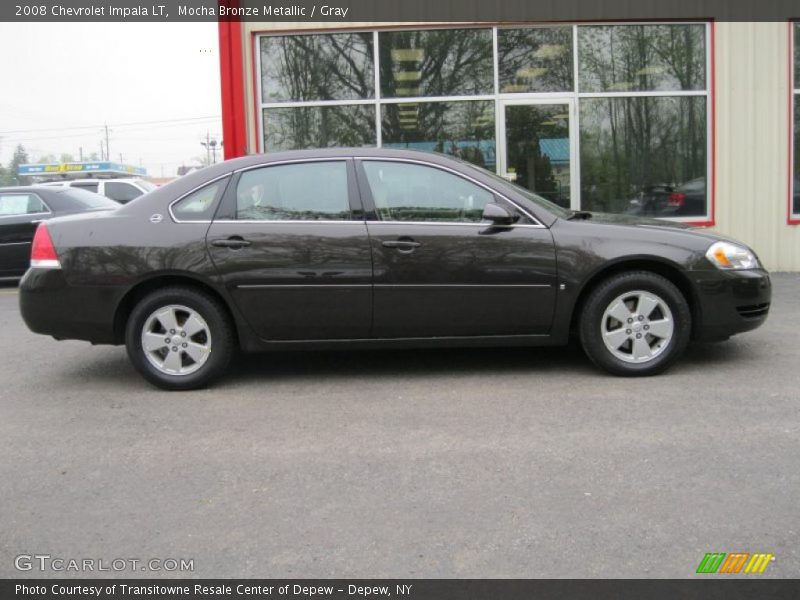 Mocha Bronze Metallic / Gray 2008 Chevrolet Impala LT