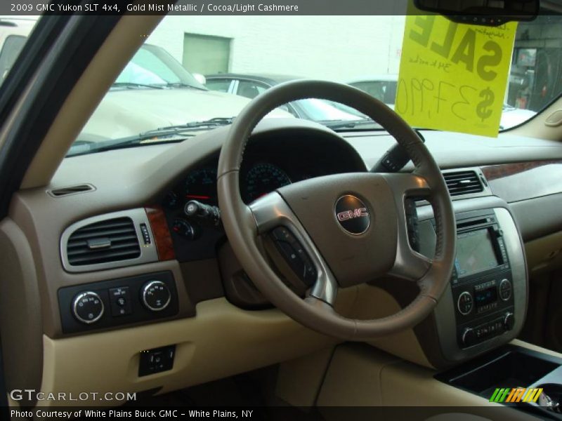 Gold Mist Metallic / Cocoa/Light Cashmere 2009 GMC Yukon SLT 4x4