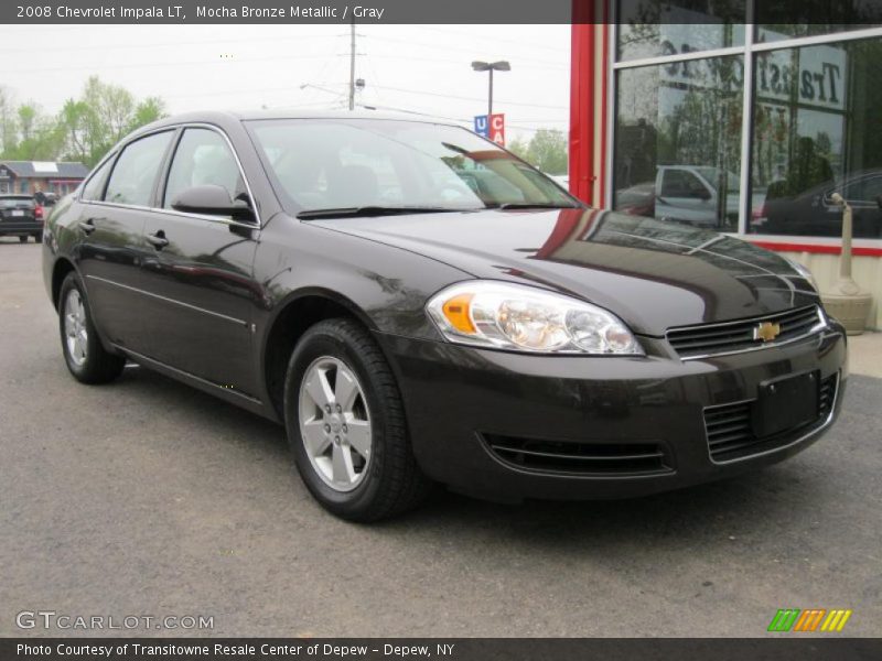 Mocha Bronze Metallic / Gray 2008 Chevrolet Impala LT